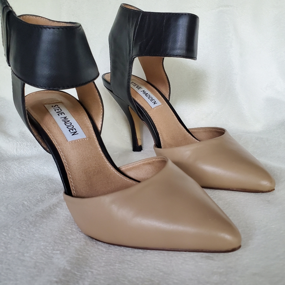 Steve Madden "Swift" Two Tone Heels Size 5 1/5M
